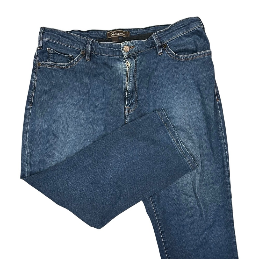 34 Heritage Charisma Comfort Rise Classic Jeans Mens 42X32 (40X28‎ Actual) Blue